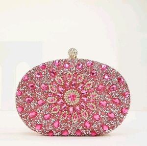 ACCEPPTING OFFERS Rhinestone and Gemstone Covered Clutch